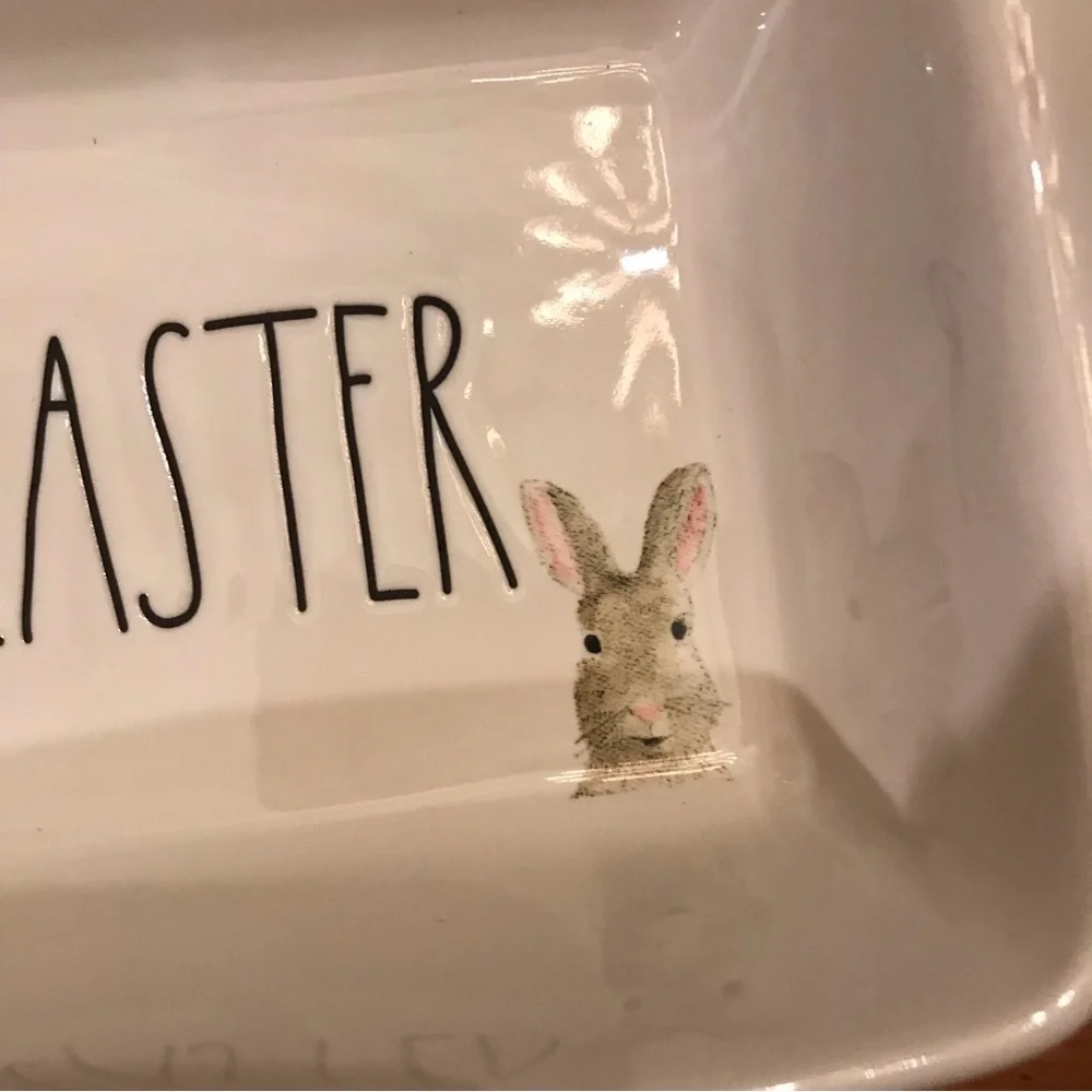 🐰RAE DUNN Easter Loaf Ceramic Dish